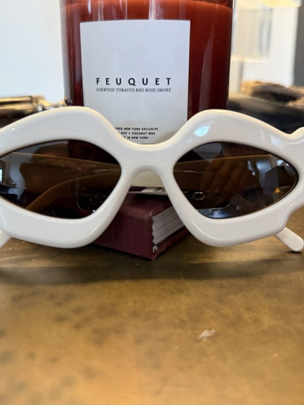 LOEWE Paula's Ibiza Inflated Cream/White Sunglasses NWT